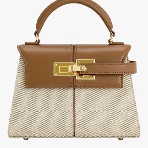 JW PEI Brown and Cream Satchel with Dustbag  NWOT